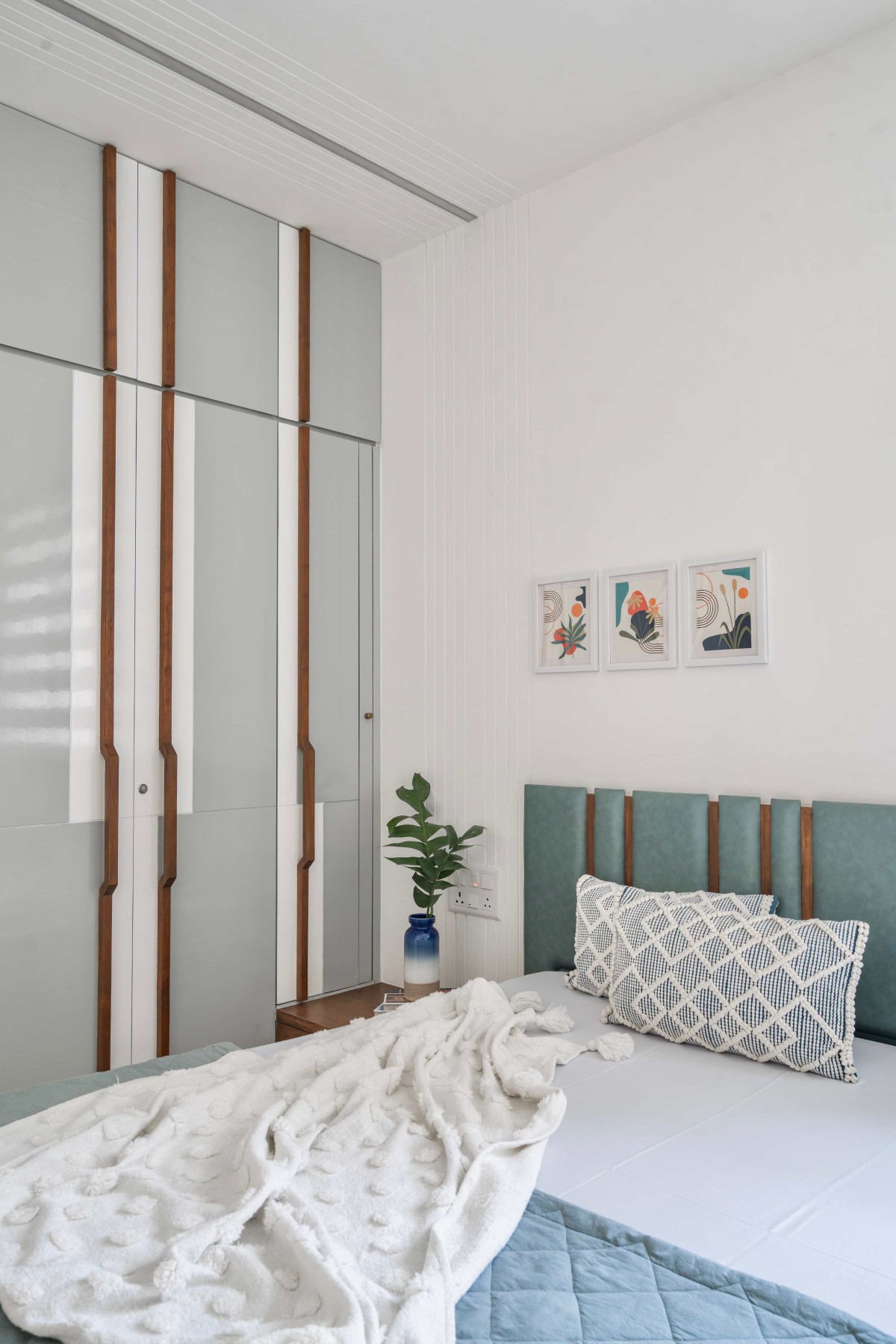 Guest Bedroom of Apartment 801 by Neev Design Studio