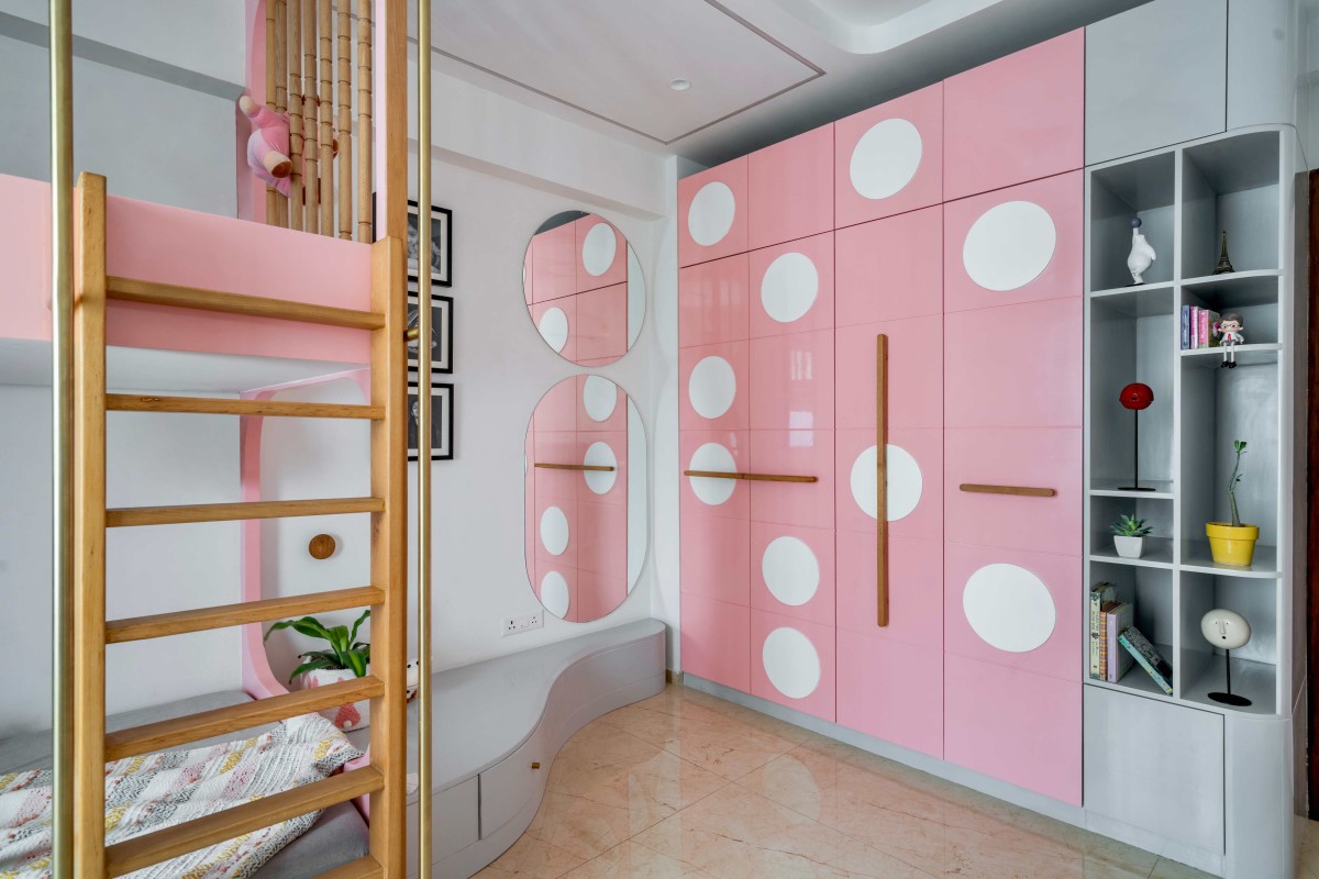 Daughters Bedroom of Apartment 801 by Neev Design Studio