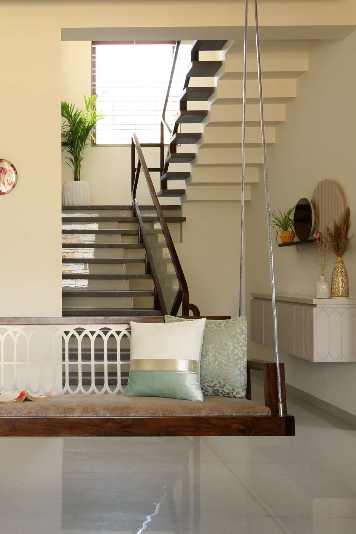 Swing and Staircase of Nandalaya Residence by Mandala Design Consortia