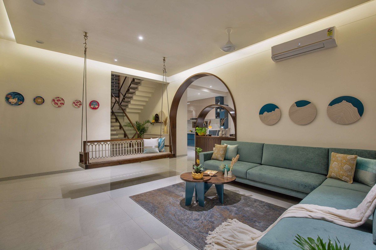 Living room view of Nandalaya Residence by Mandala Design Consortia