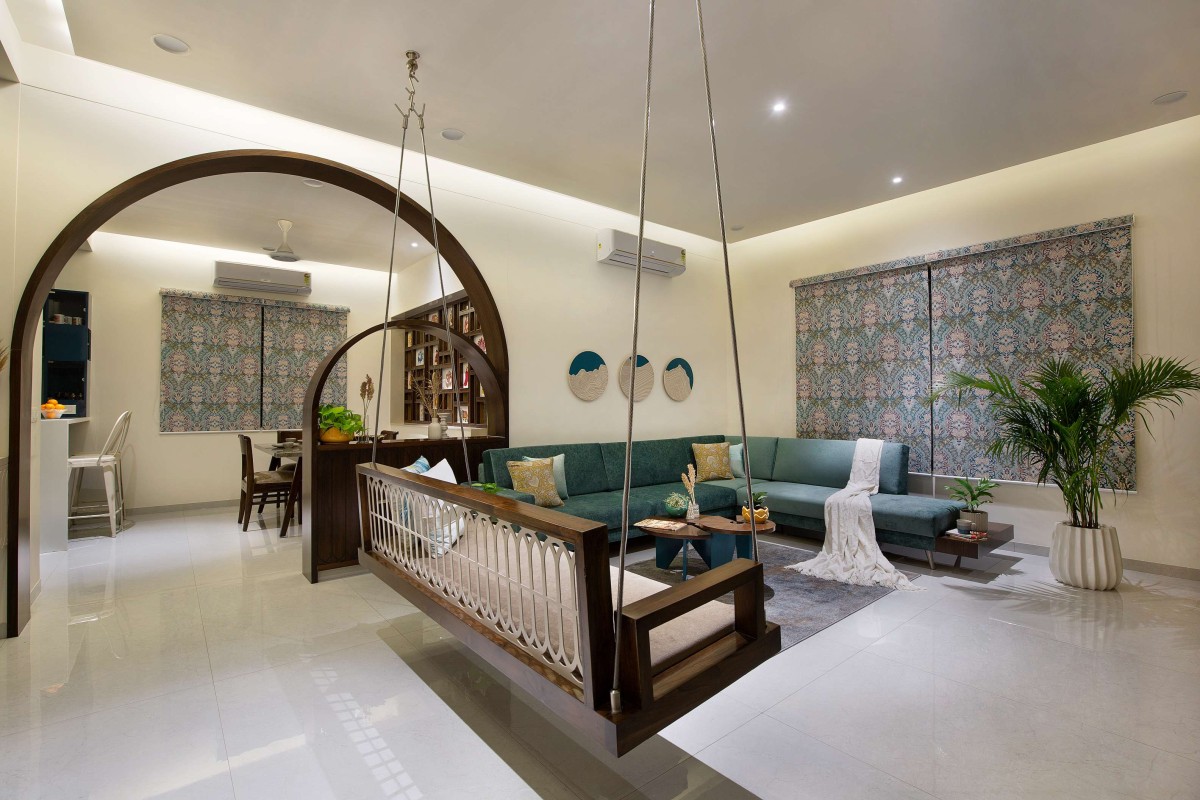 Living room view of Nandalaya Residence by Mandala Design Consortia