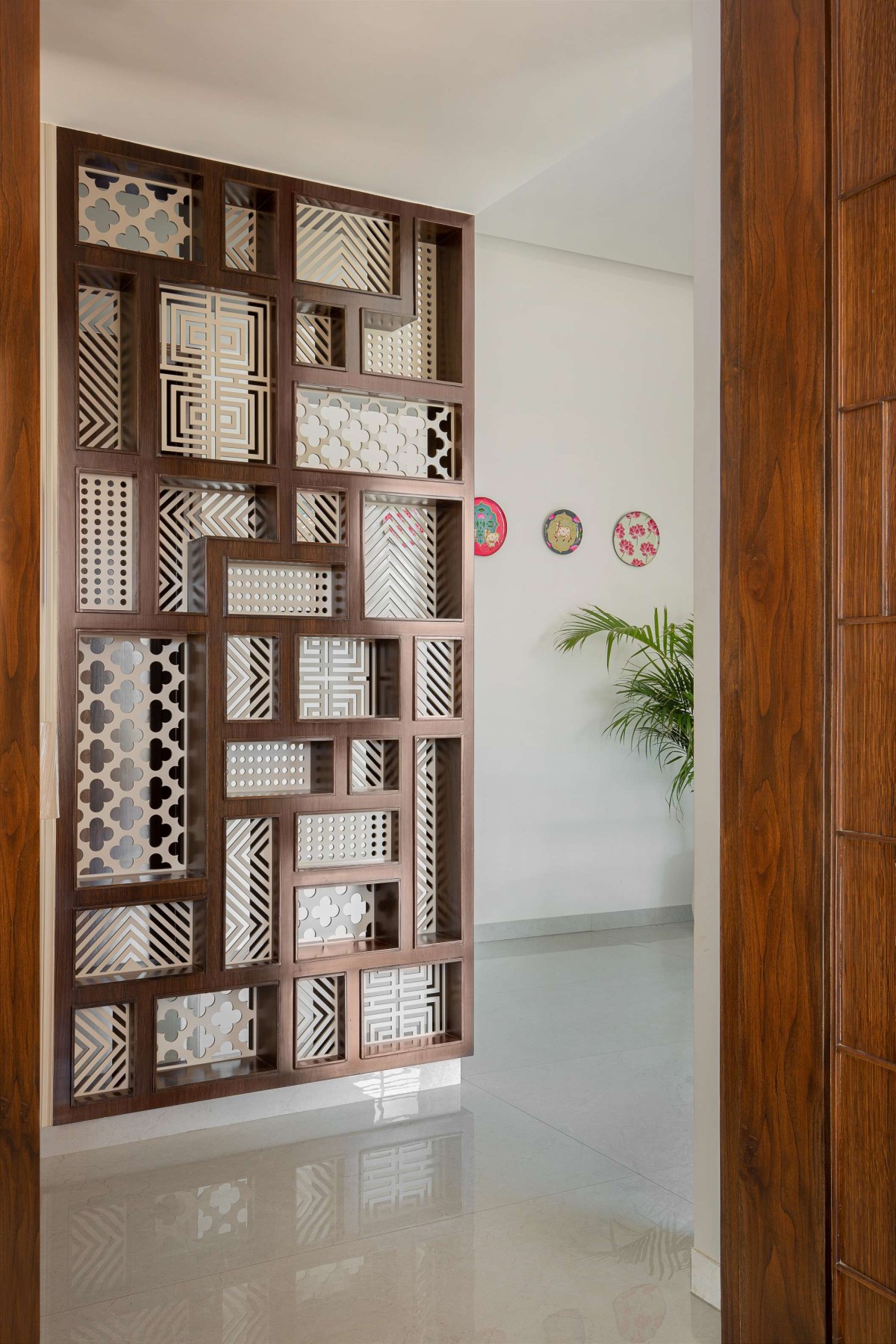 Entrance Foyer of Nandalaya Residence by Mandala Design Consortia