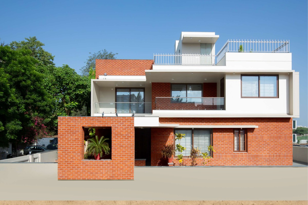 West Side View of Nandalaya Residence by Mandala Design Consortia
