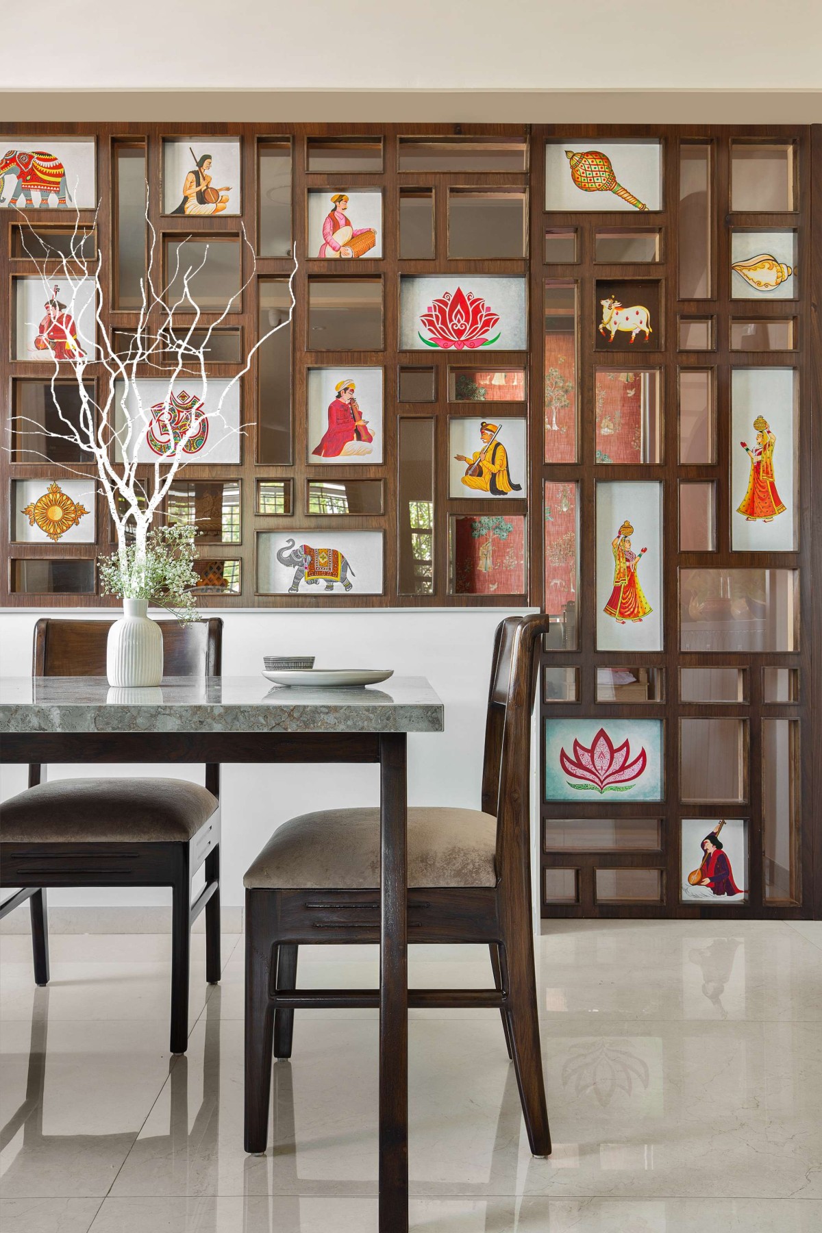 Dining Area of Nandalaya Residence by Mandala Design Consortia