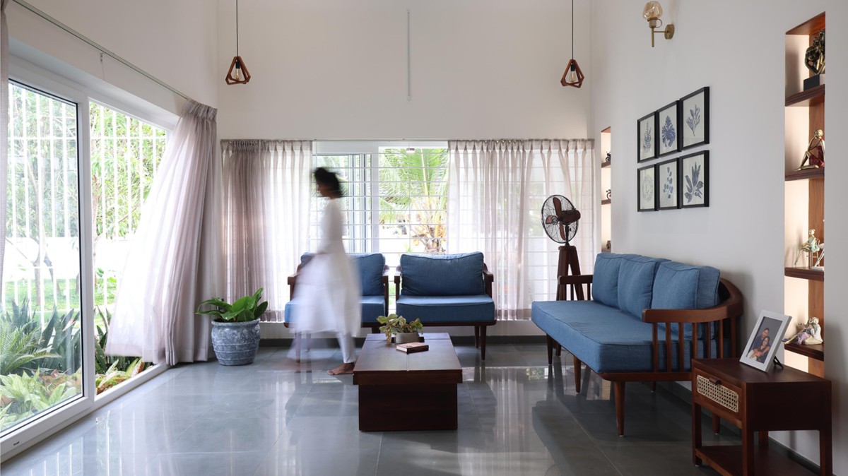 Living room of Kadha by Humanscale Design Studio