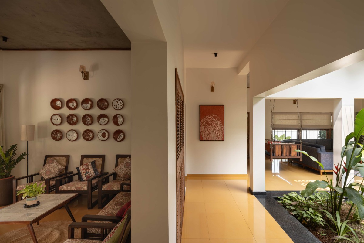 Formal living of Zikr by Barefoot Architects