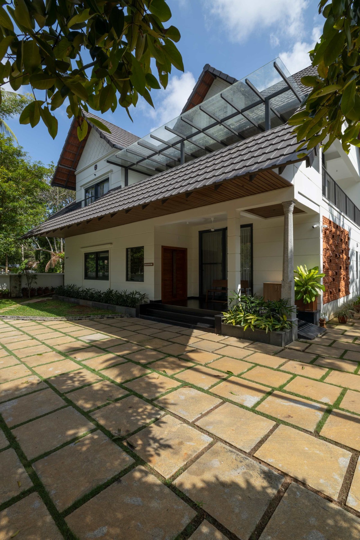 Exterior view of Geethanjali by Illusion Architecture