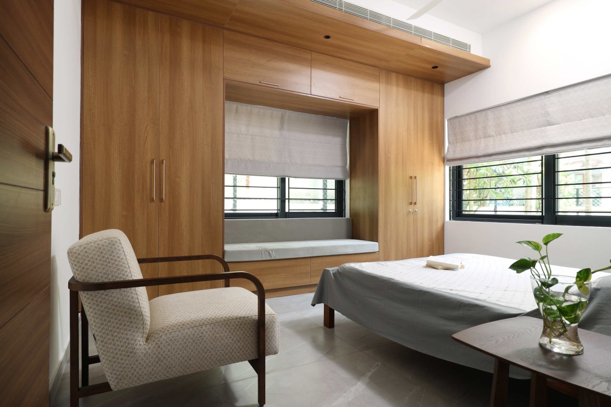 Bedroom of Geethanjali by Illusion Architecture