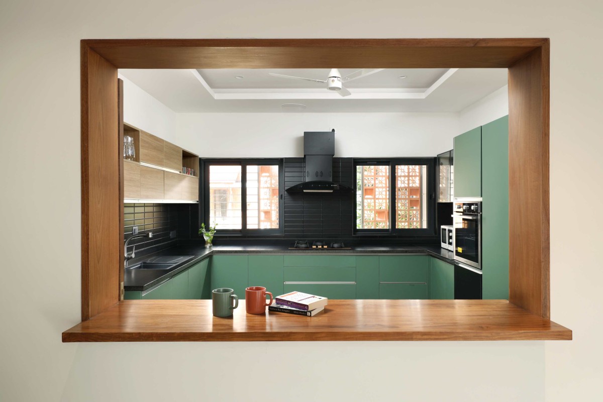 Kitchen view of Geethanjali by Illusion Architecture