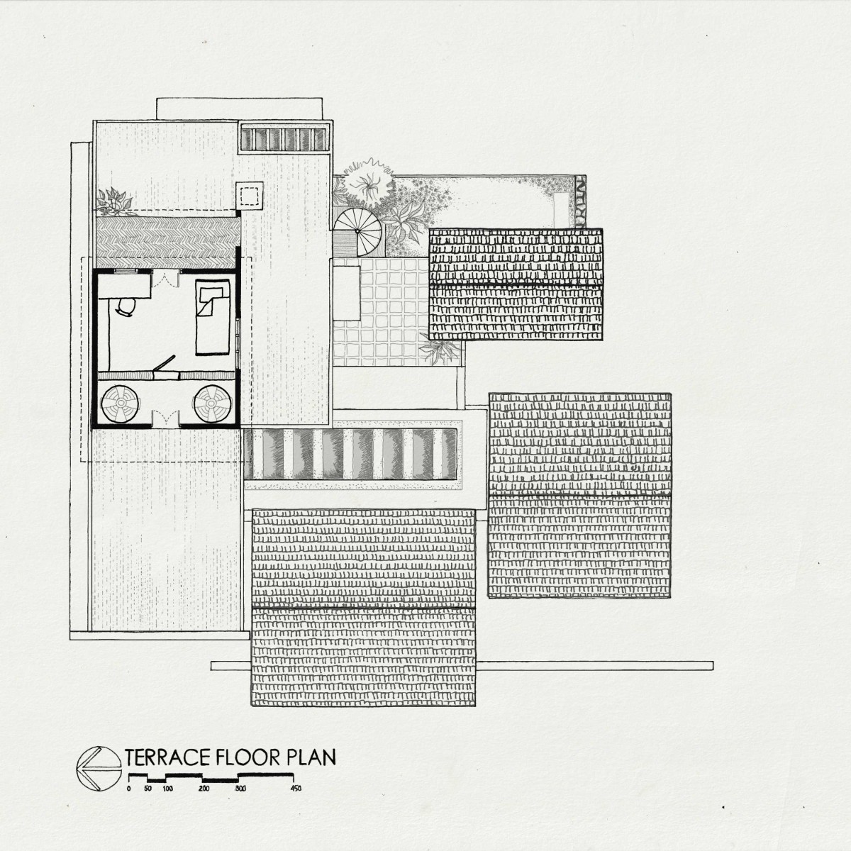 First Floor Plan of Akam by Ishtika Design Studio