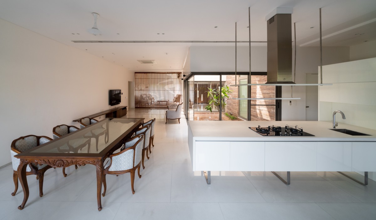 Dining and Kitchen of Residence 414 by Charged Voids