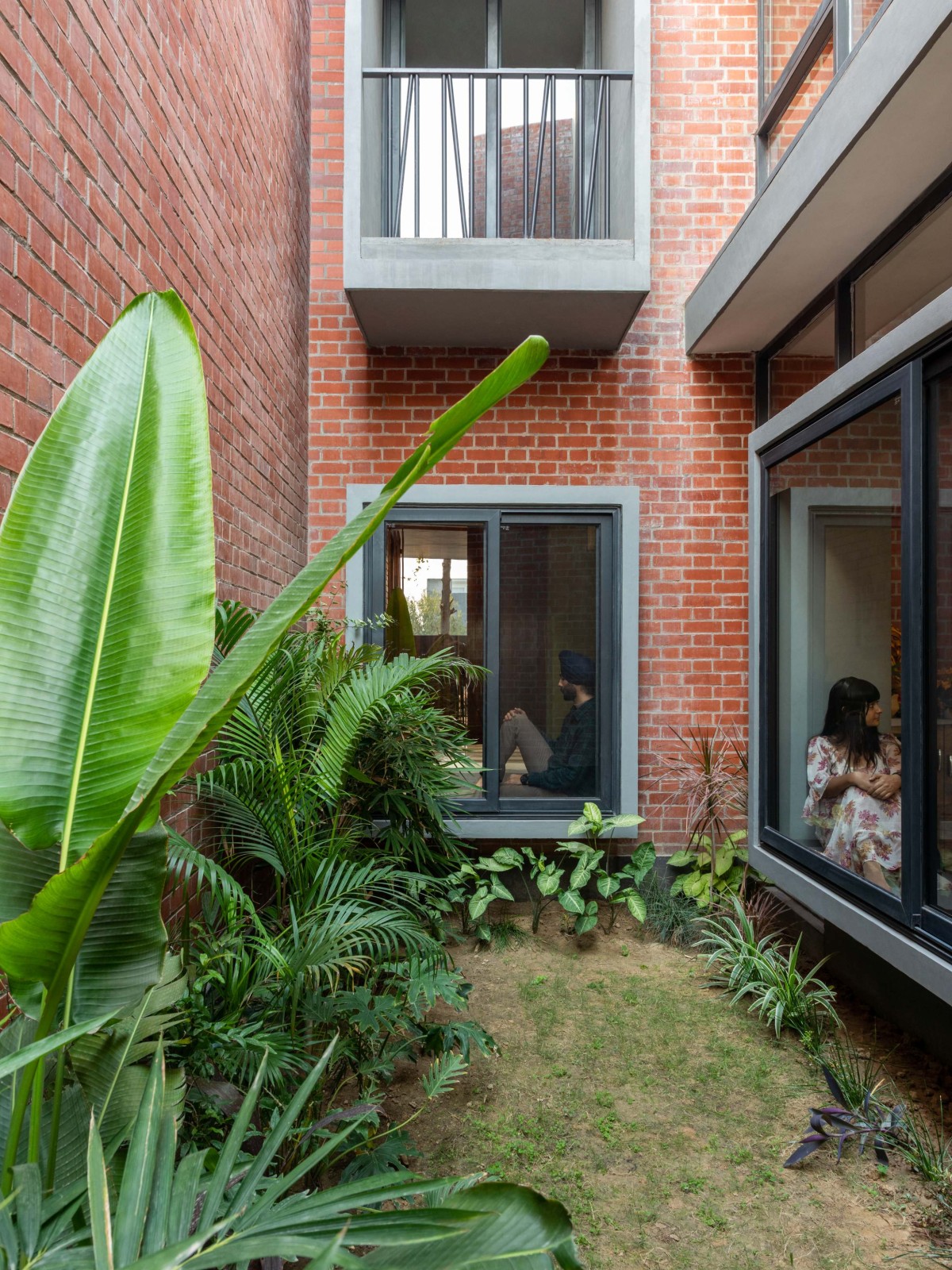 Courtyard of Perennial House by Sifti Design Studio