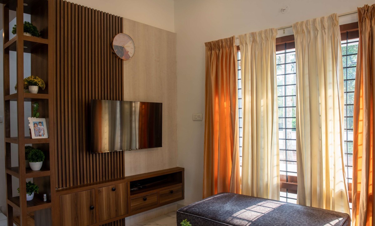 Living area of Vrindavanam by Stria Architects
