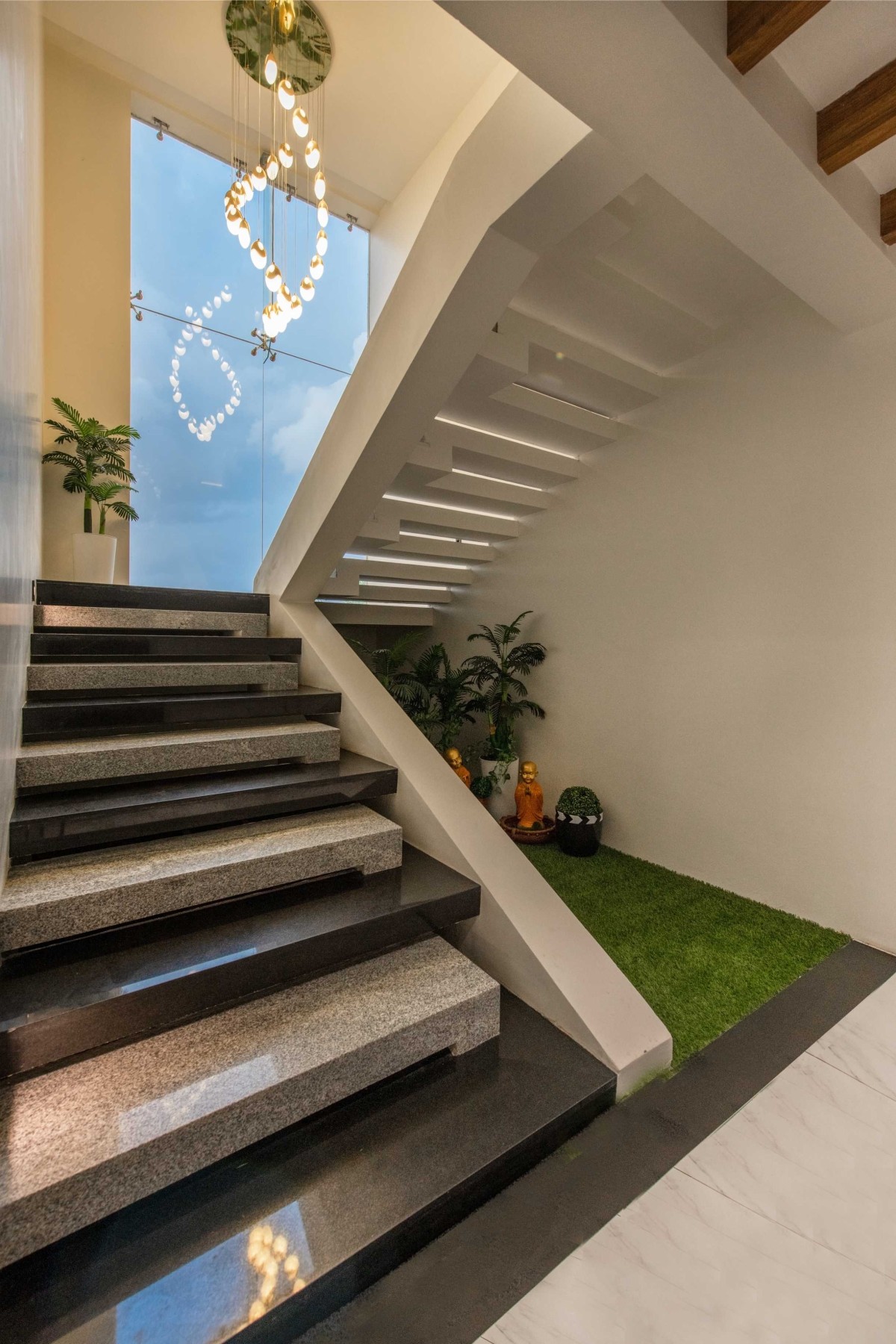 Staircase of The Tropical Beach House by Inventarchitects