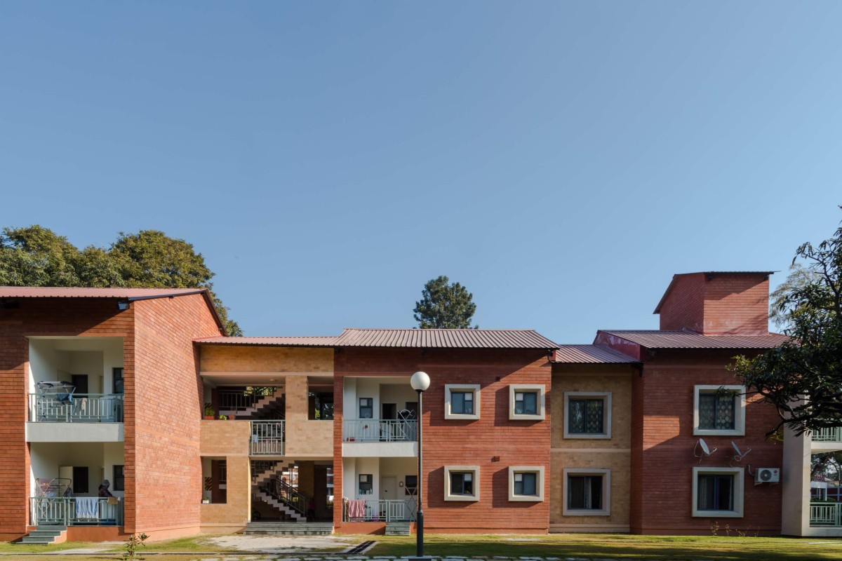 Exterior view of Teacher's Residences at The Doon School by Anagram Architects