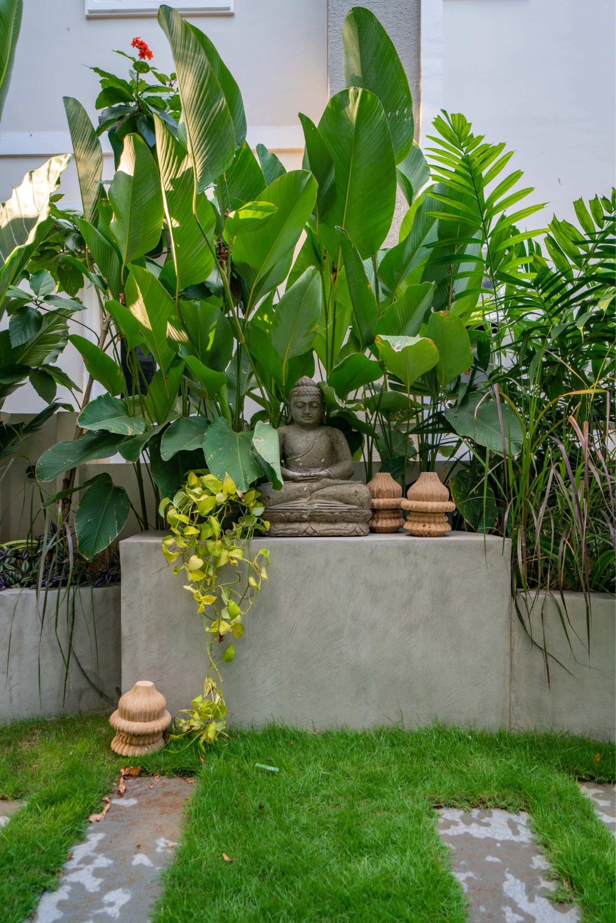 Lord Buddha Statue of The Fleur Home by Crafted Spaces