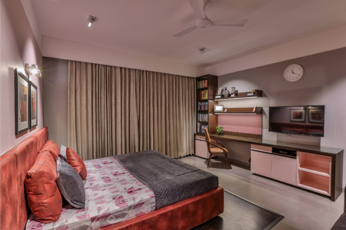 Parents Bedroom of Nikunj by RKGA Consultants Pvt Ltd