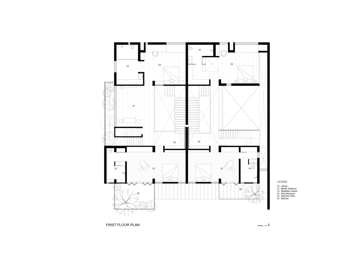First floor plan of Nostalgia by Humanscape