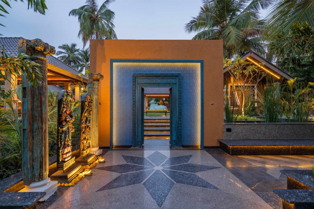 Entrance of Veer Farm by Ace Associates Architects