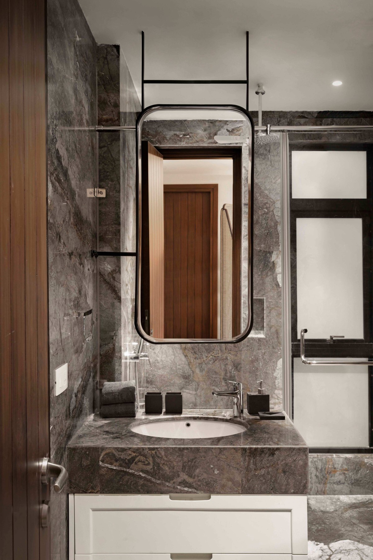 Washroom of Nadora - Residence D-132 by Pramod Group