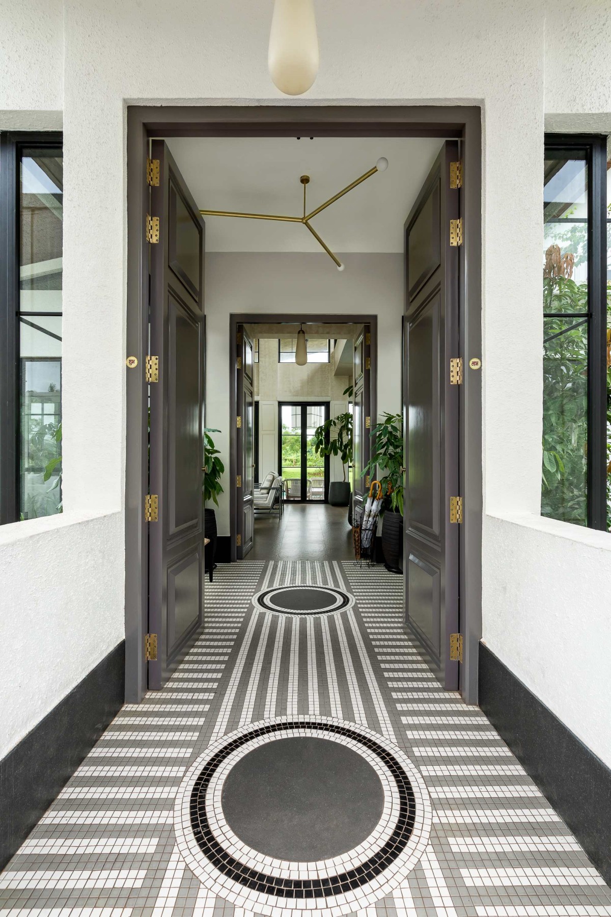 Entrance of RJ House by ARA Designs
