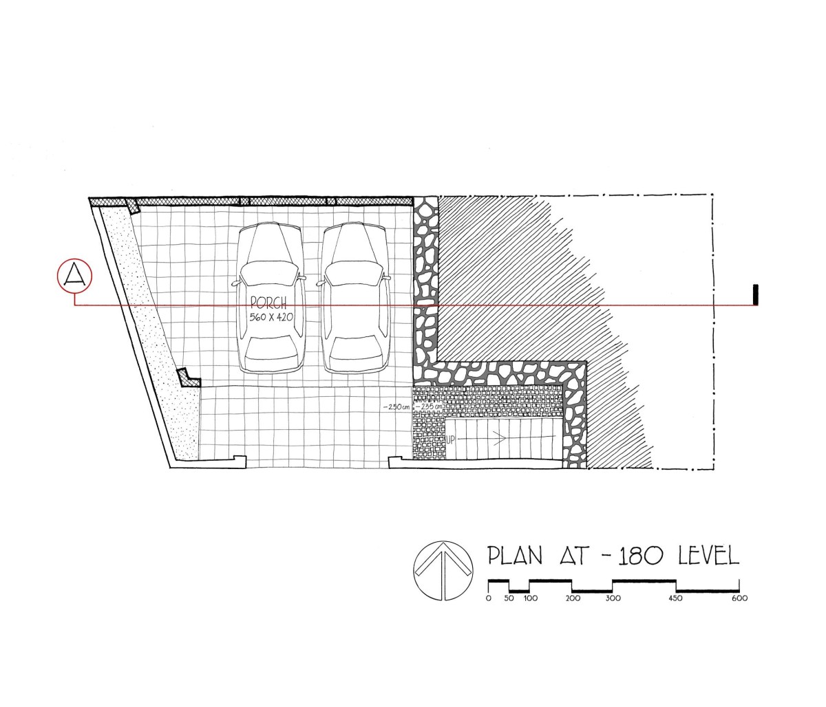 Basement floor of Idam- A house that calls back by Ishtika Design Studio