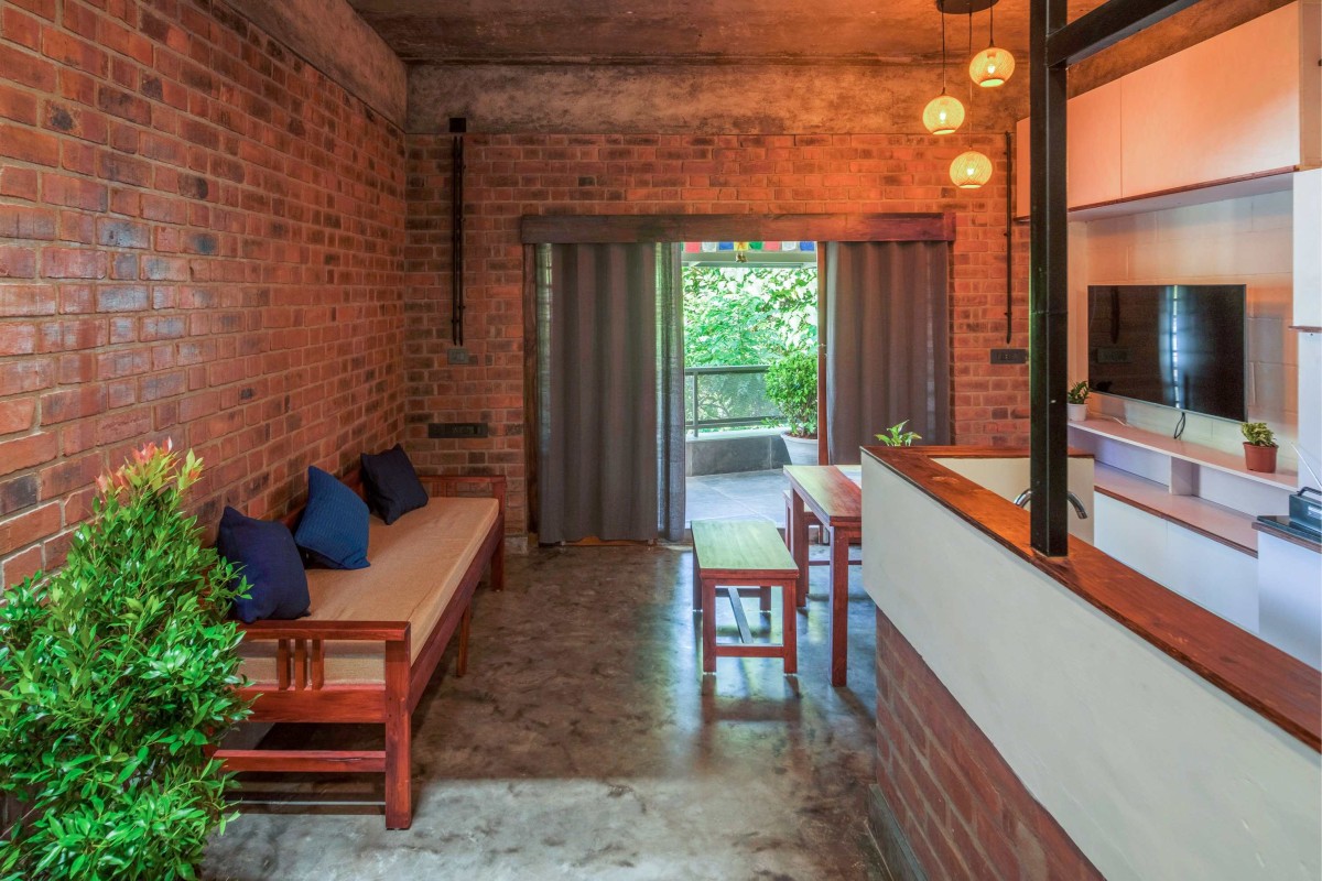 Living of Idam- A house that calls back by Ishtika Design Studio