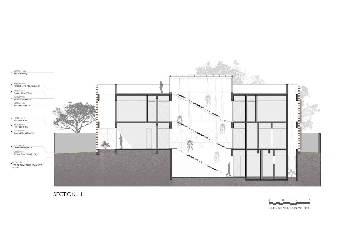 Section J of Ishtika House by SPASM Design Architects