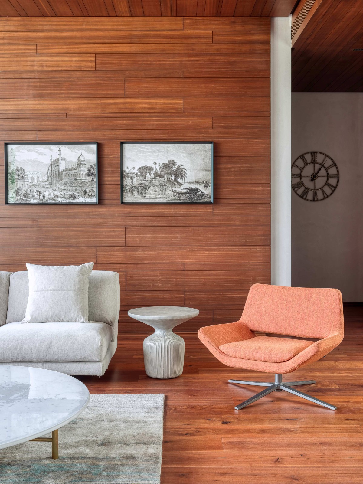 Living room of Ishtika House by SPASM Design Architects