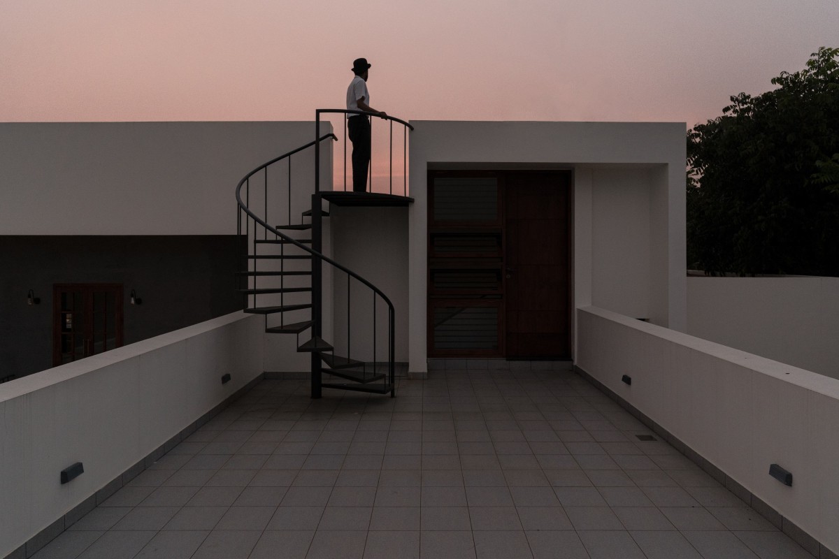 Terrace of Athira-Paras Residence by Studio Acis