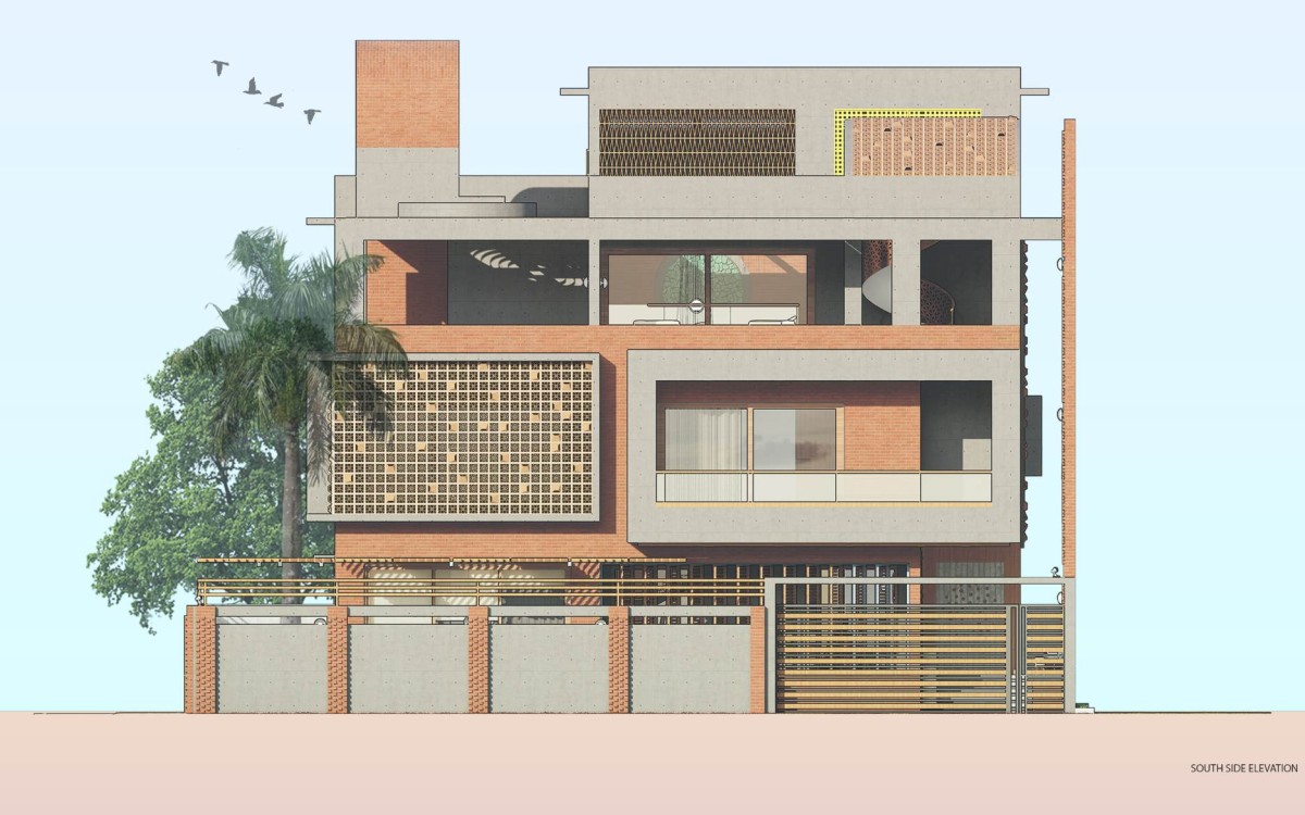 Elevation 2 of 2Box House by DF Architects