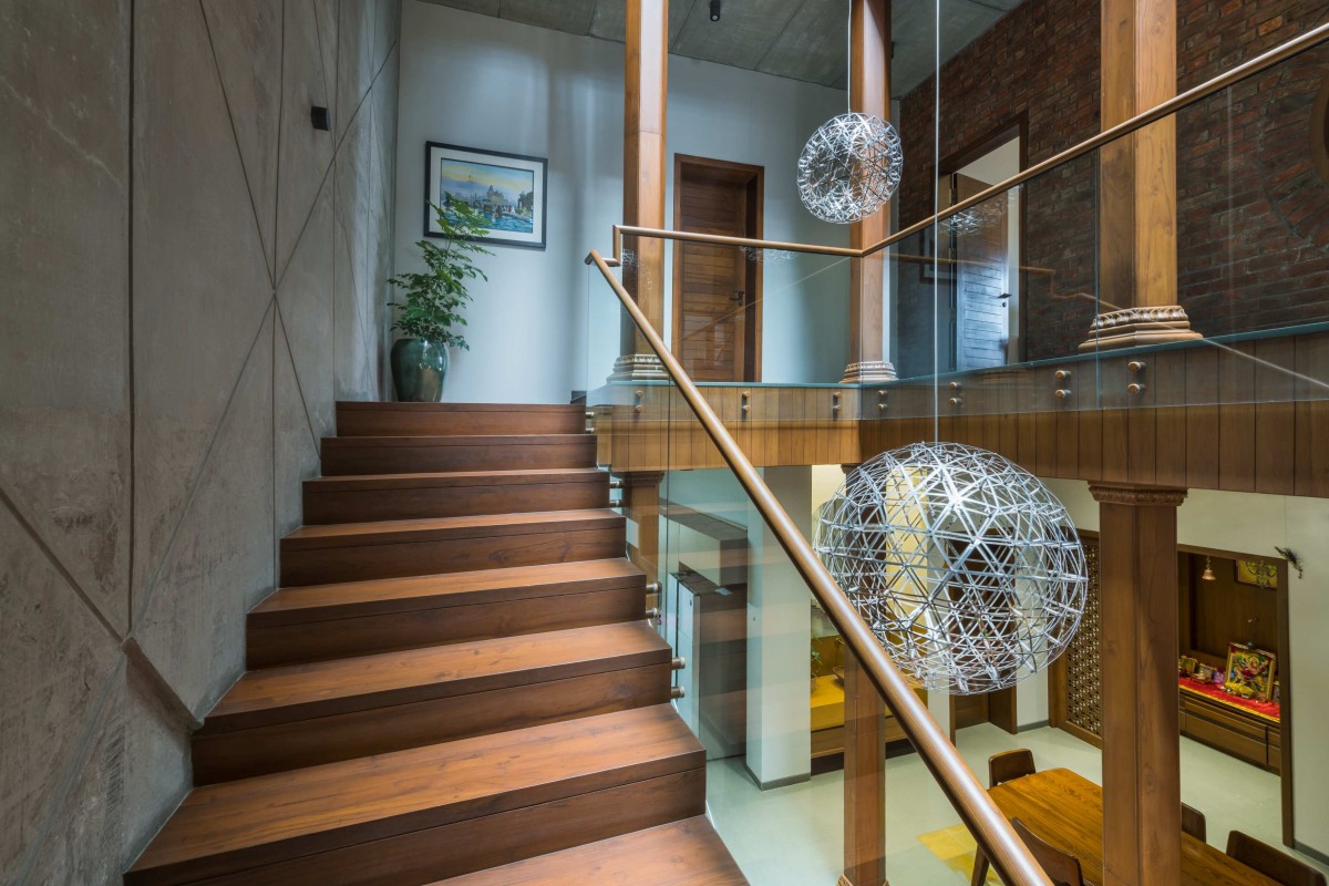 Staircase of An Indian Abode by K.N. Associates