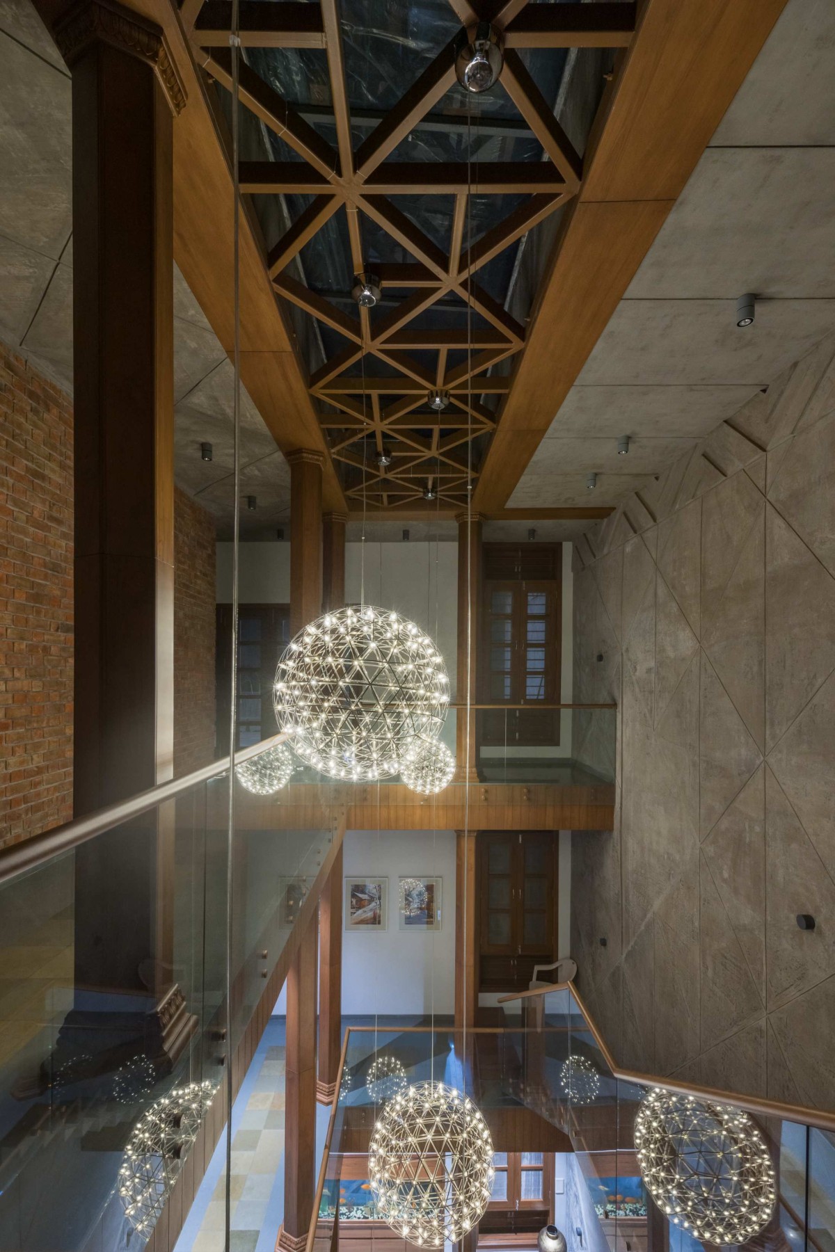 Chandelier of An Indian Abode by K.N. Associates