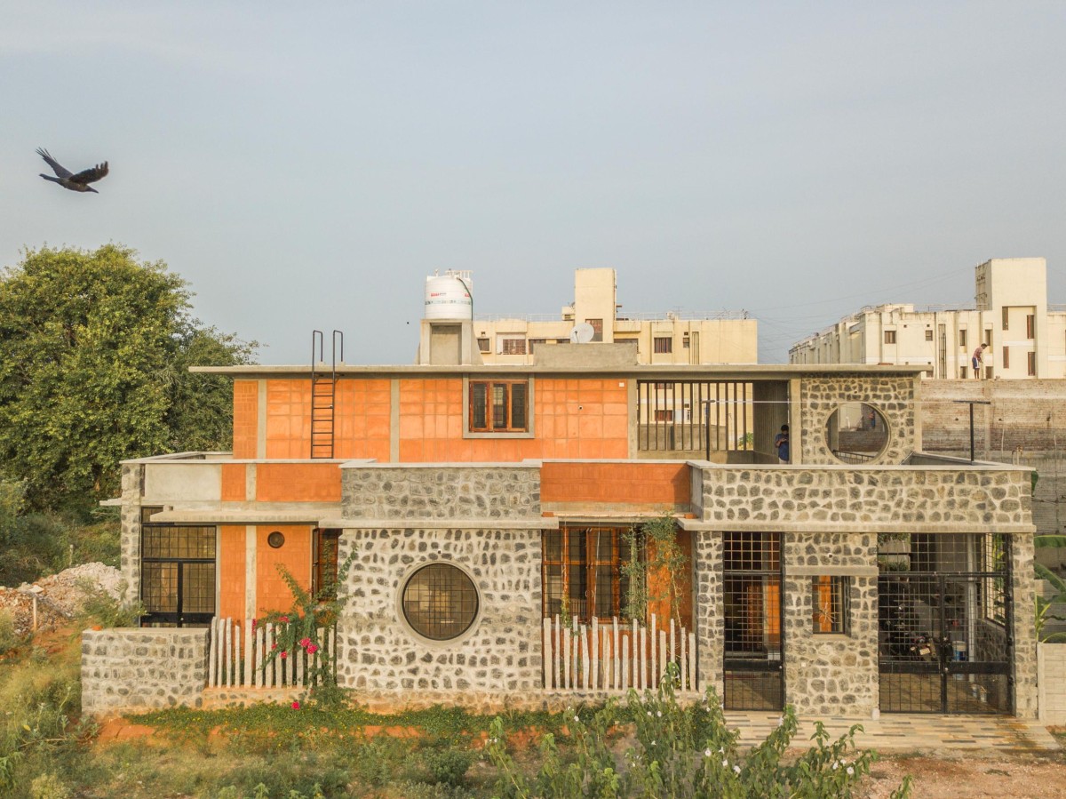Exterior view of Alamu Nilayam by RP Architects