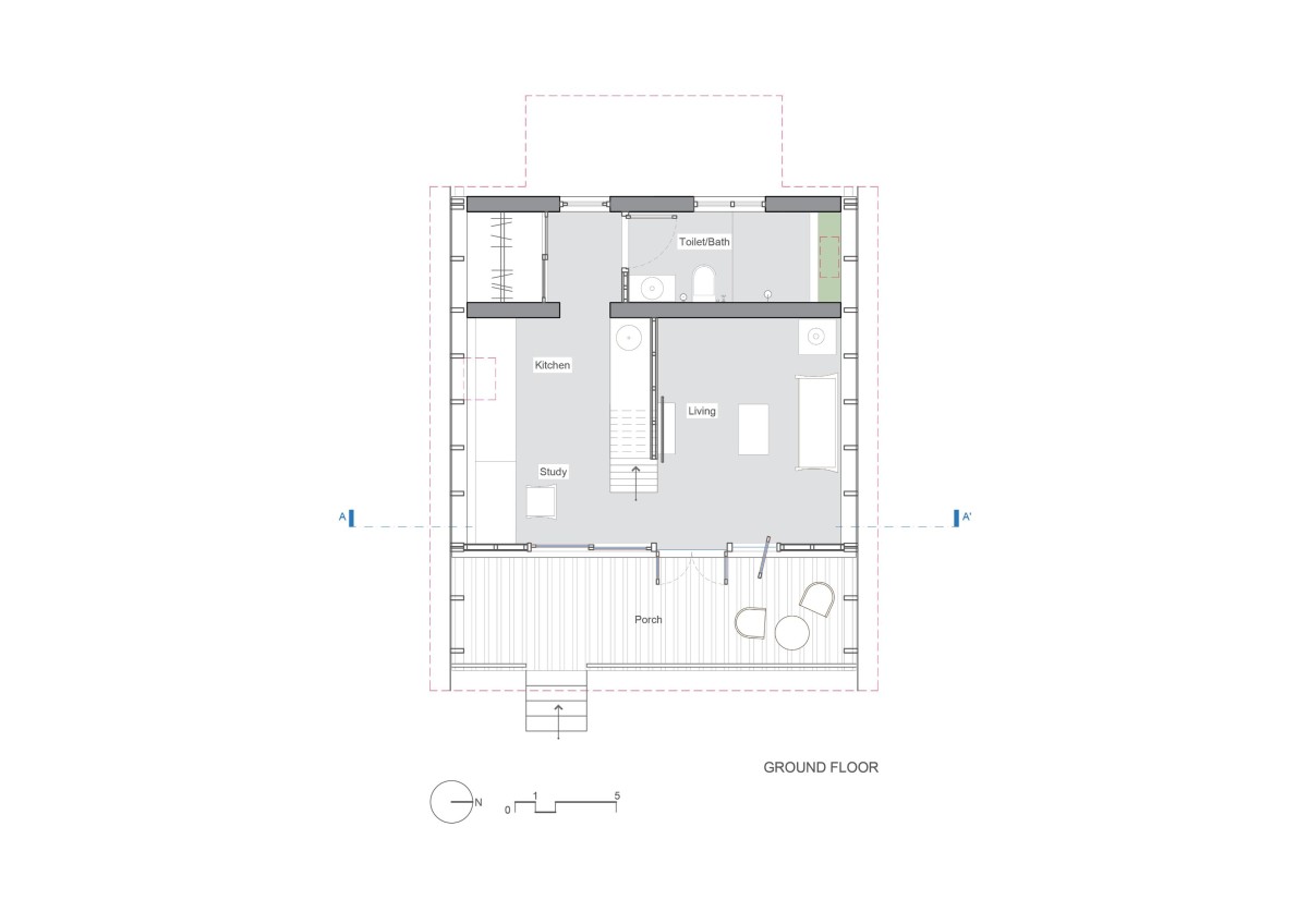 Ground Floor Plan of Solitude by Out Of The Box