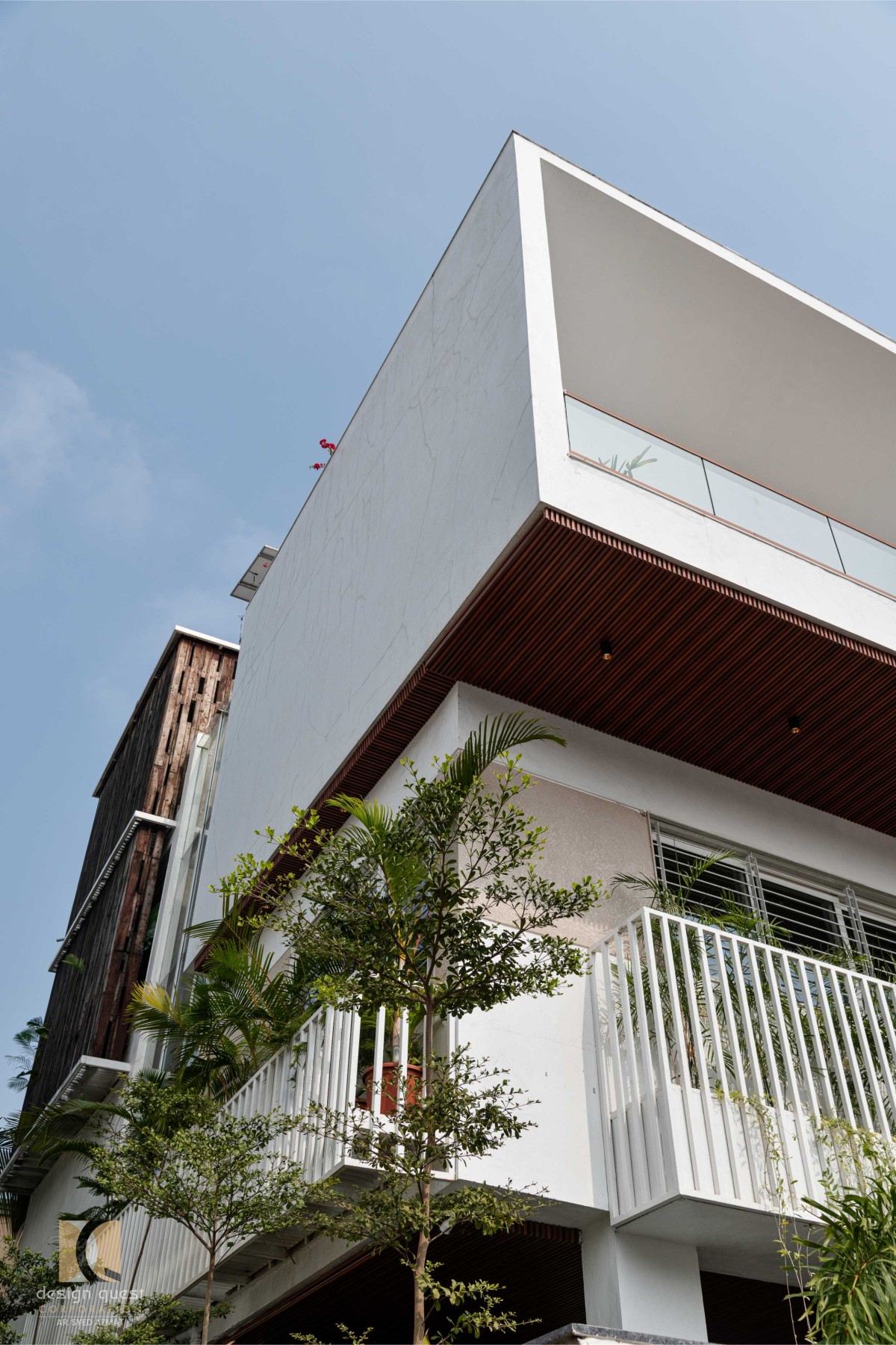 Exterior view of Mr. Huzefa Residence by Design Quest