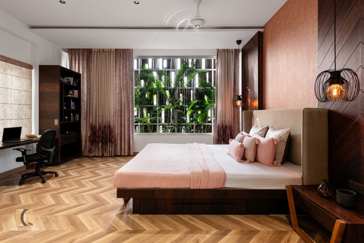 Bedroom of Mr. Huzefa Residence by Design Quest