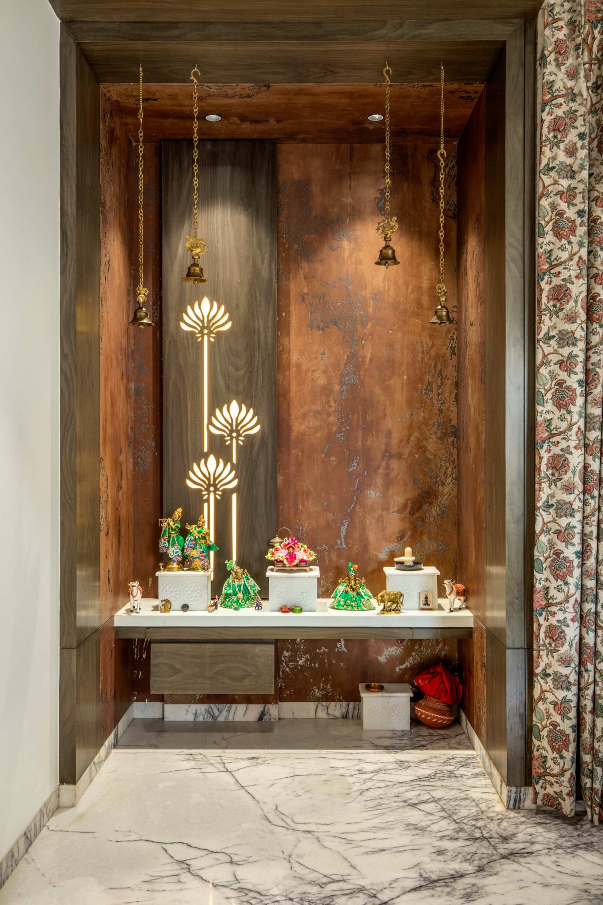 Pooja room of Trupti by Archipoint