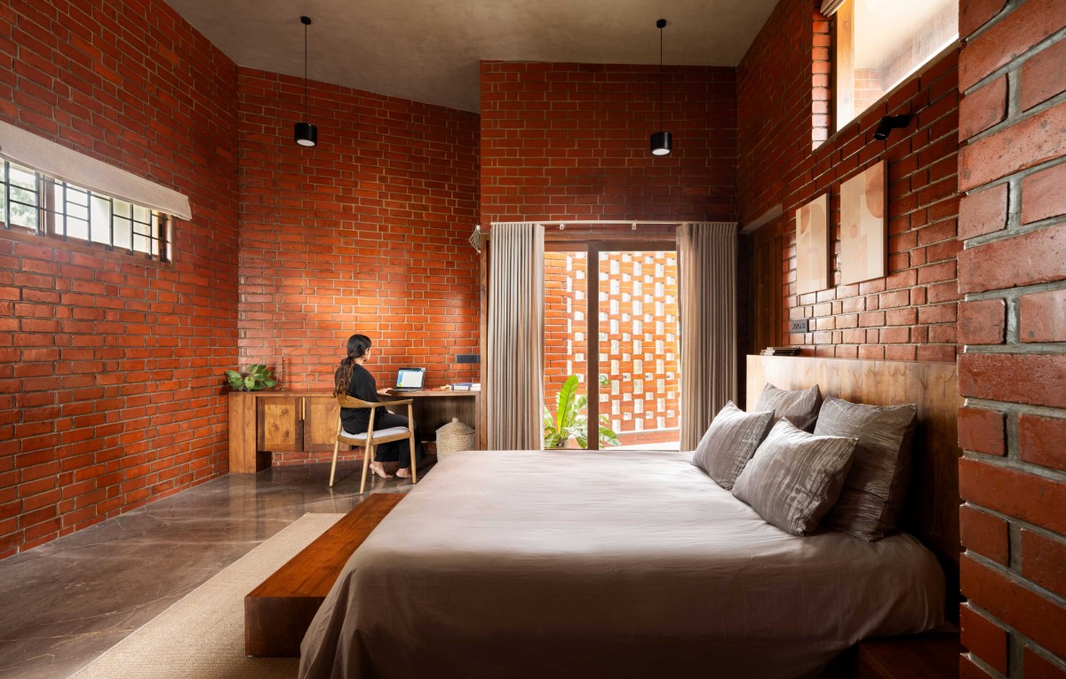 Bedroom of The Kenz House by Srijit Srinivas Architects