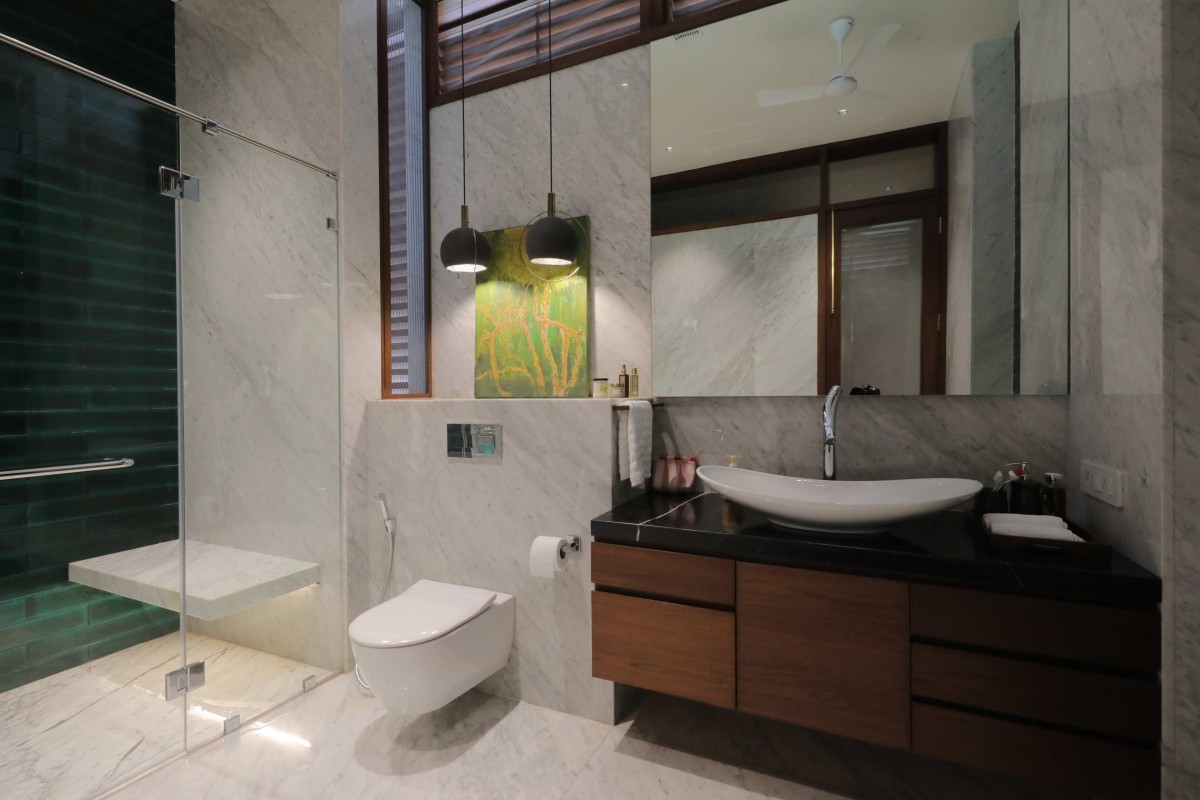 Bathroom and Toilet of The Inside Out House by Modo Designs