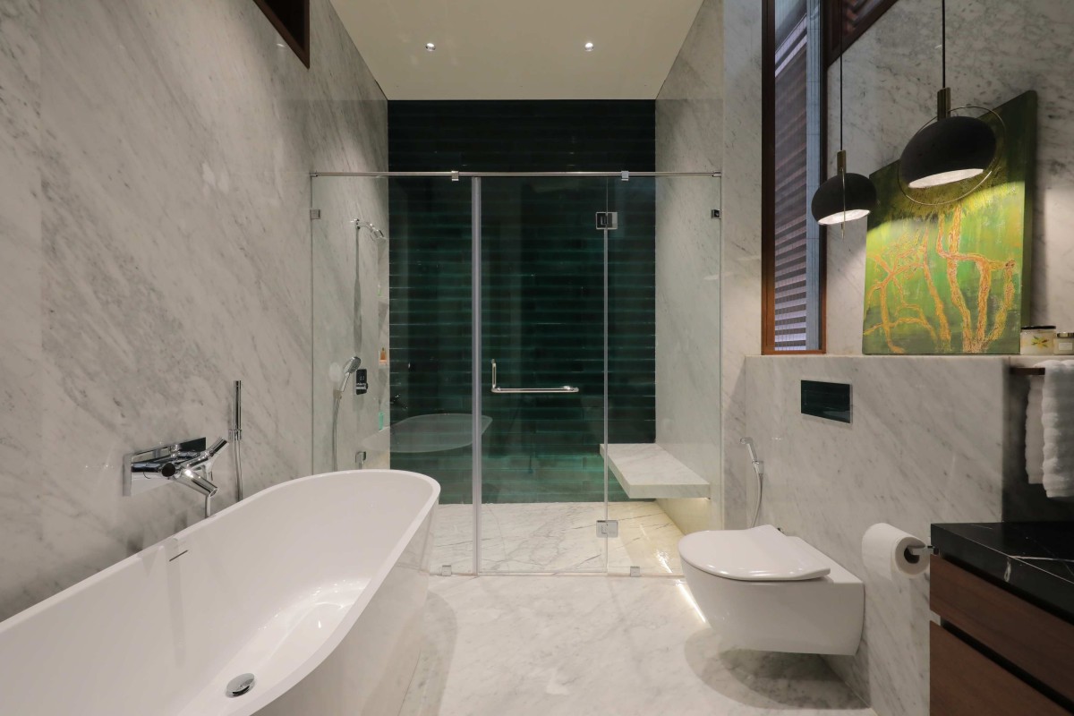 Bathroom and Toilet of The Inside Out House by Modo Designs