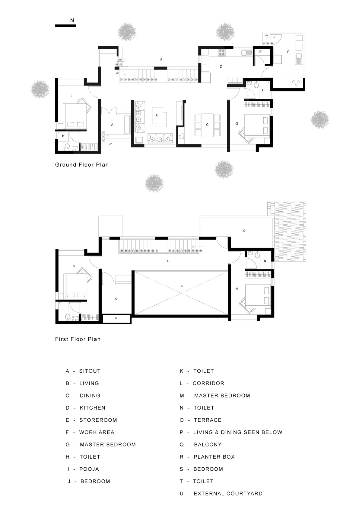 Floor Plans of The 100 by Nestcraft Architecture