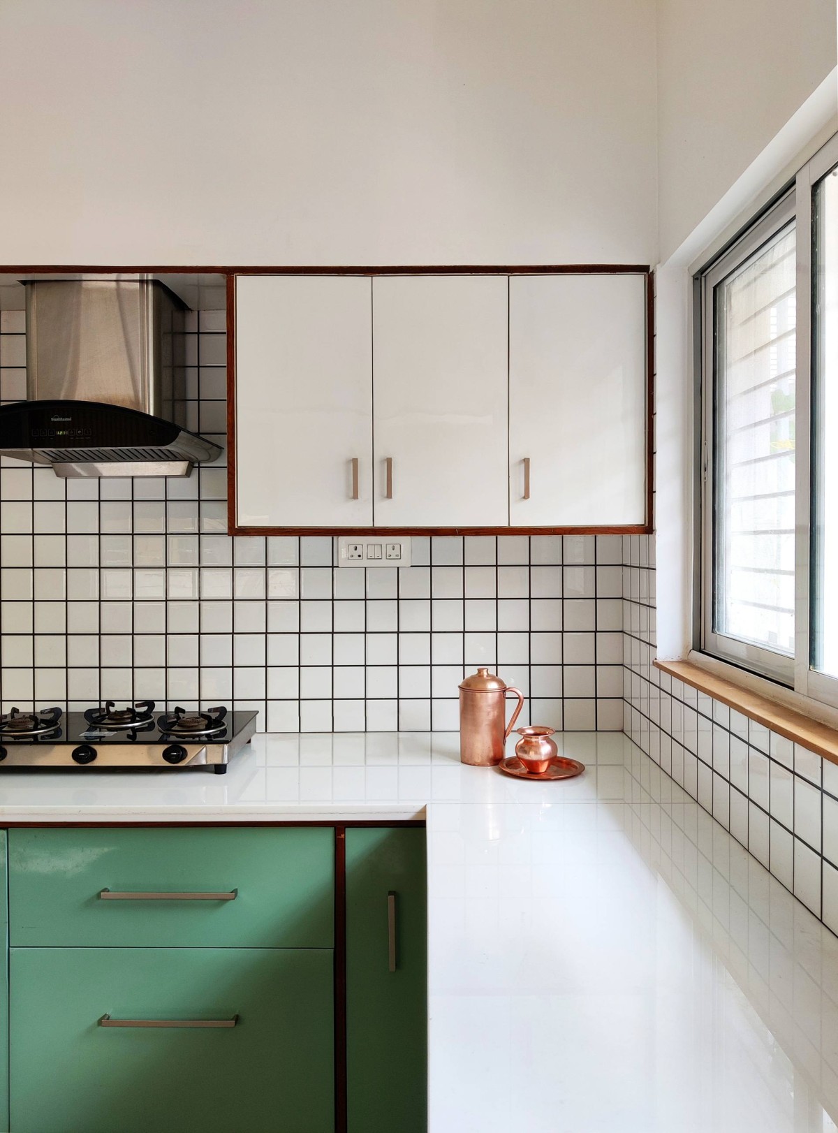 Kitchen of Crossroad House by Studio Habitect