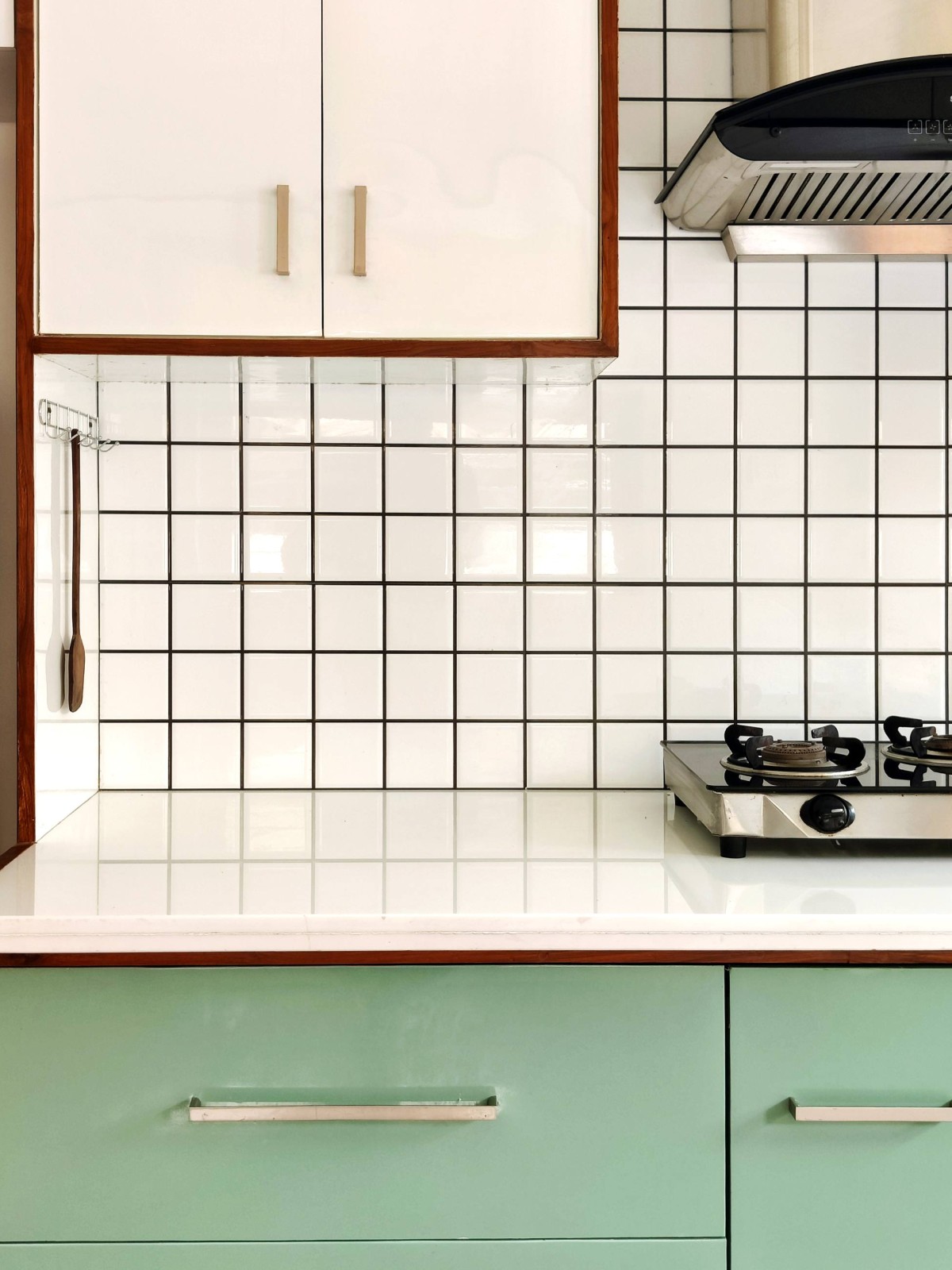 Kitchen of Crossroad House by Studio Habitect
