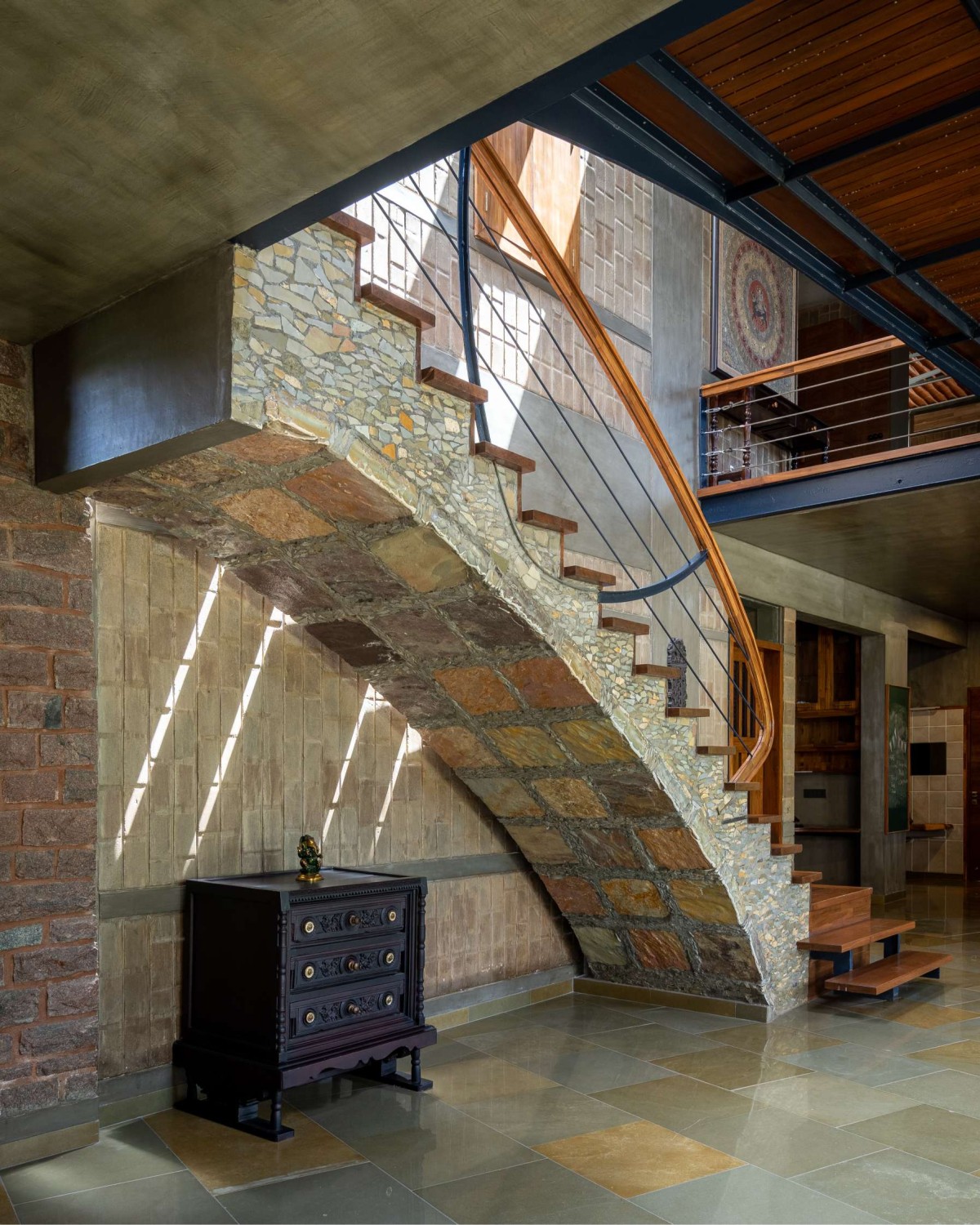 Staircase of Symphony of Elements by Wright Inspires