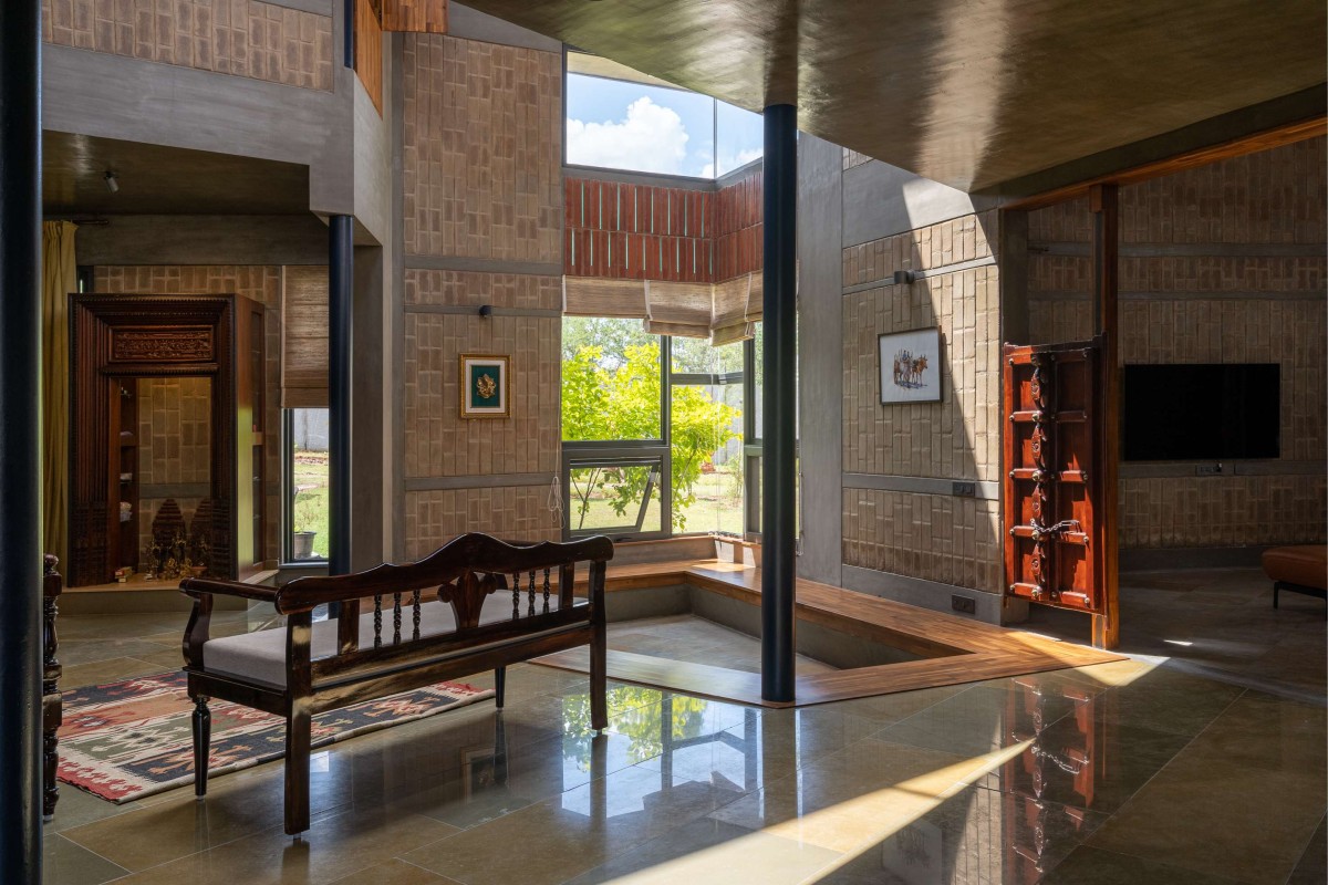 Passage to living area of Symphony of Elements by Wright Inspires