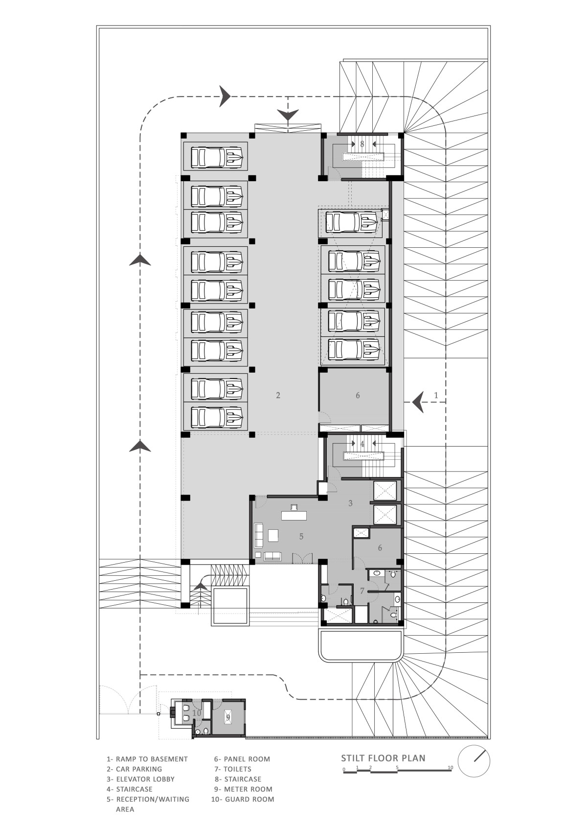 Ground floor plan of Outline by Design Three Sixty