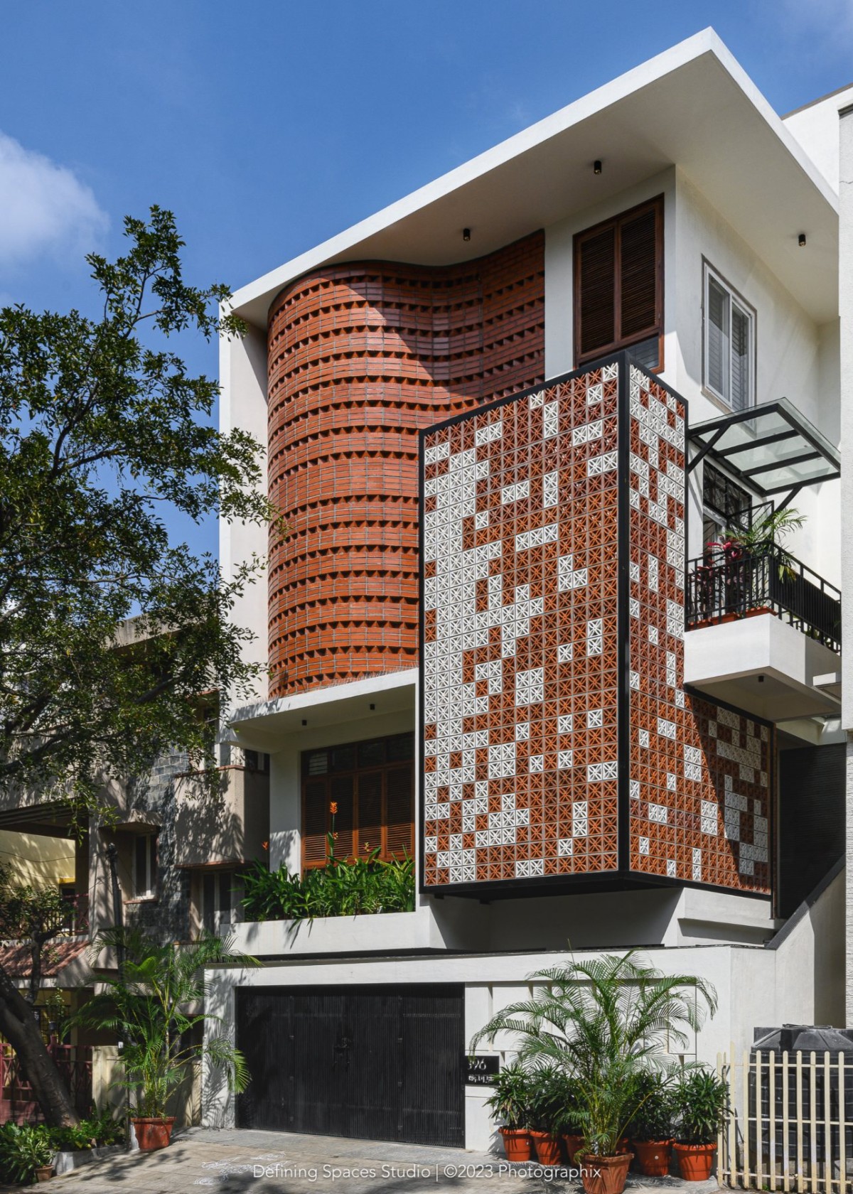 Exterior view of Anugraha by Defining Space Studio