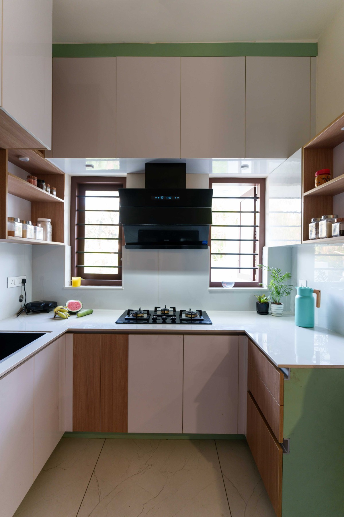Kitchen of Swasti by Stria Architects