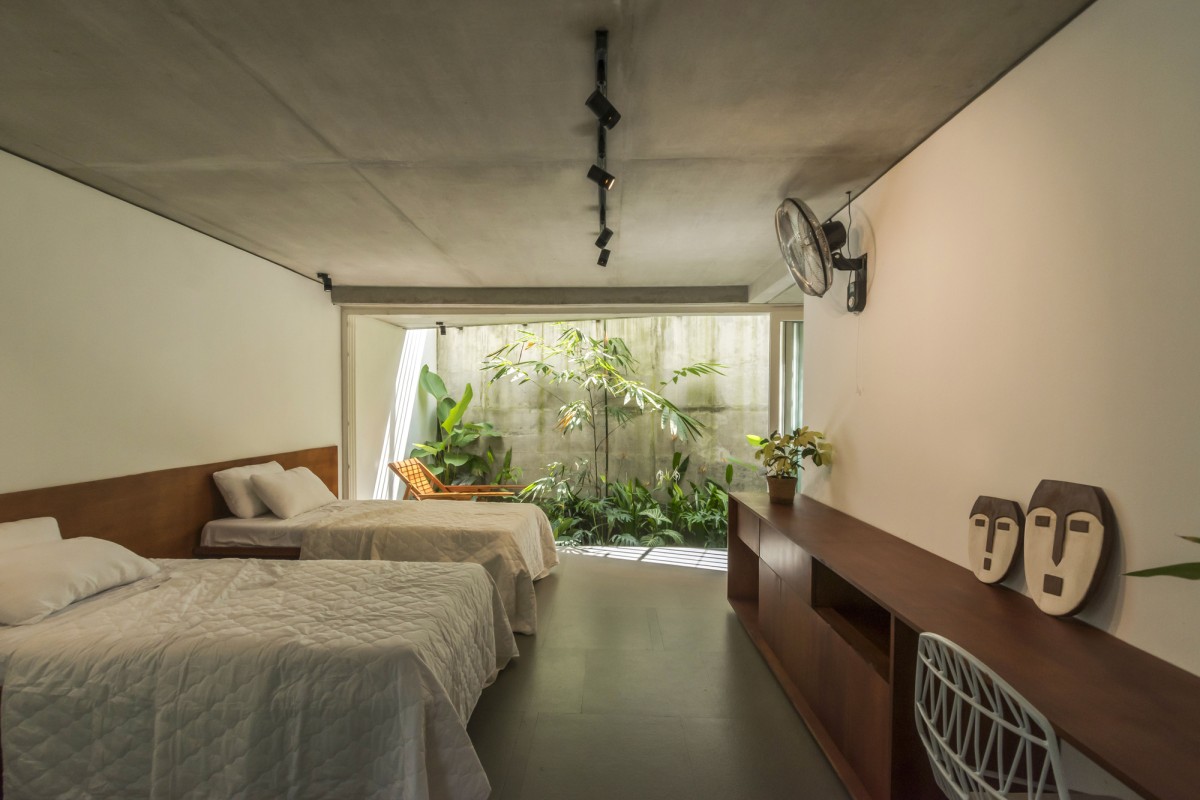 Bedroom of Buoyant Hue by Mindspark Architects